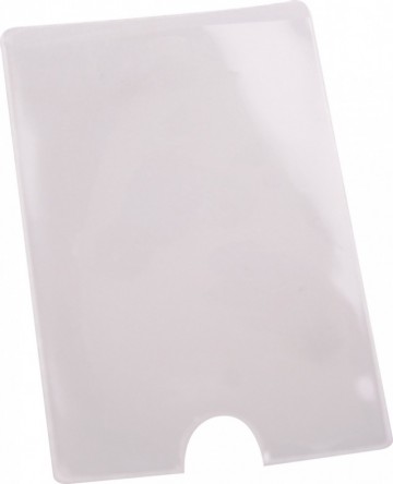 Zelfklevend transparant etui 60 x 95 mm bxh